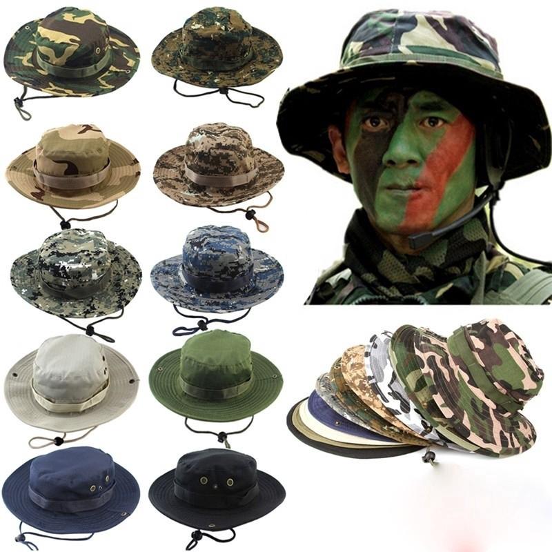 camo sun hat