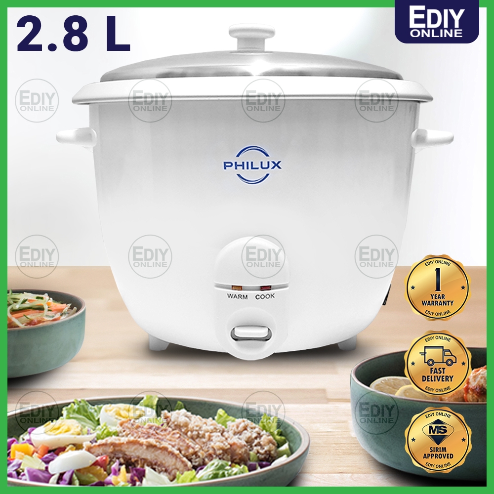 【CLEAR STOCK】 PHILUX PL-28 (2.8L) PREMIUM RICE COOKER PERIUK NASI 饭煲 / PL-10 (1.0L) / PL-18 (1.8L) / PL-26 (2.6L)