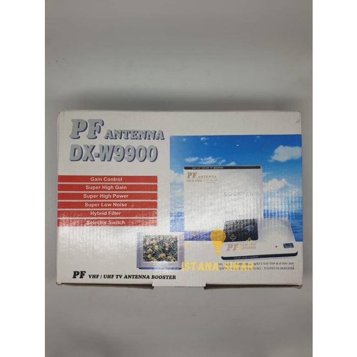 Pf VHF/UHF TV Antenna Booster DX W9900 Picture Directly Clear