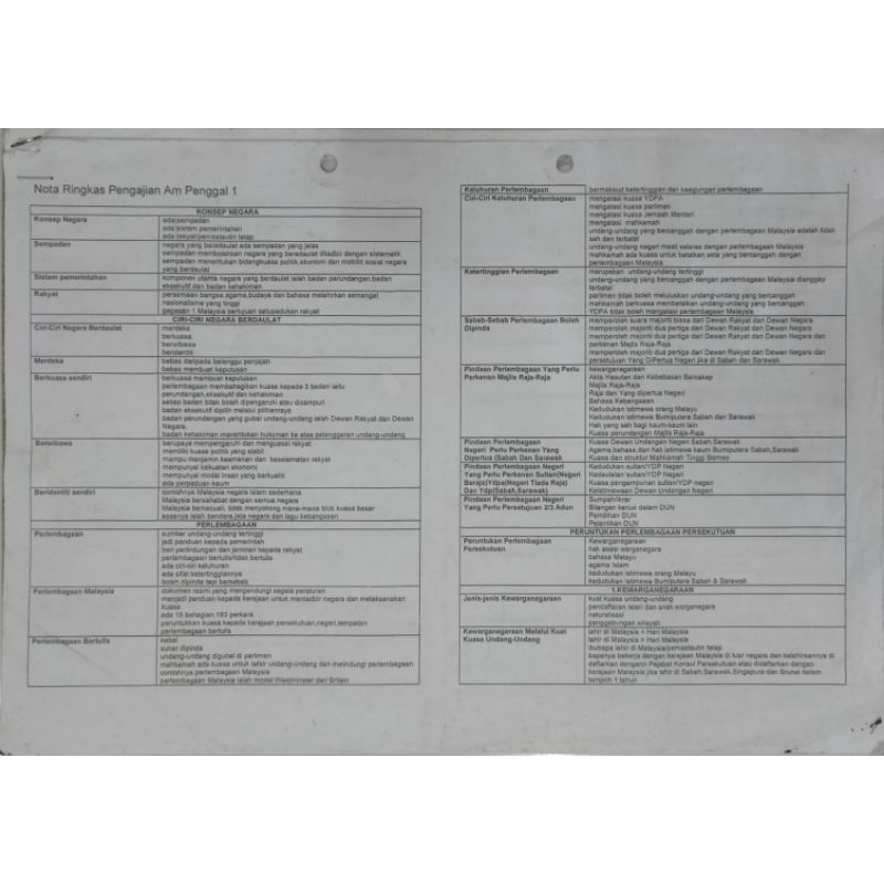 Buy [READY STOCK] Nota Ringkas Pengajian Am Penggal 1 & nota teknik