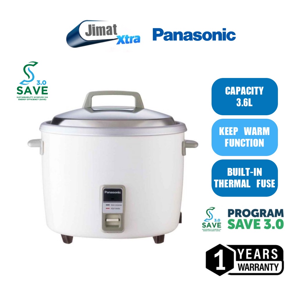 Panasonic 3.6L Conventional Rice Cooker SRWN36 Shopee Malaysia