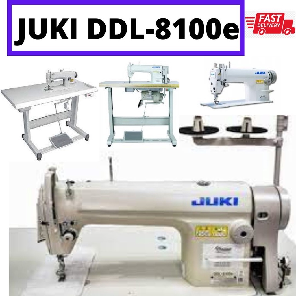 Juki ddl8100e industrial sewing set comes with table