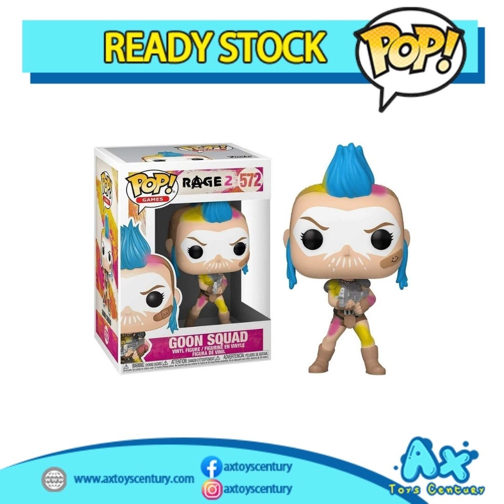Funko Pop! Games: Rage 2 - Goon Squad #572 100% Genuine