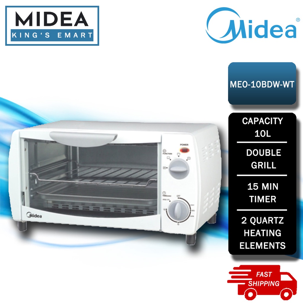 MIDEA 10L Electric Toaster Oven White MEO-10BDW-WH / Black MEO-10BDW-BK / TM-MM10DZF(WH) / 21L MEO-IMPERIUM25