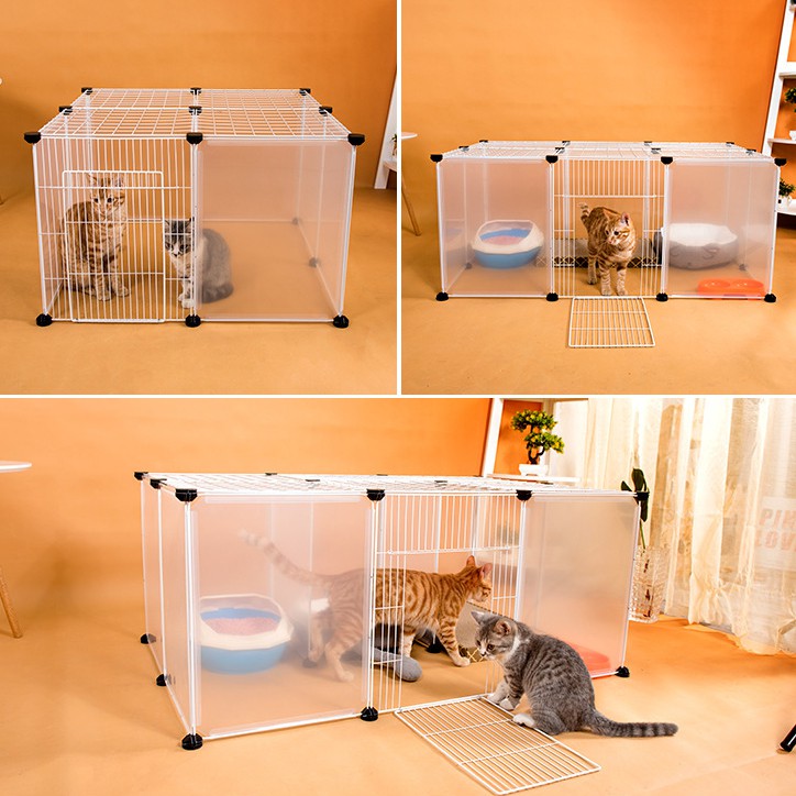 Sangkar Arnab ☆ DIY Pet Fence Dog Cat Rabbit Cage House Kennel Mansion