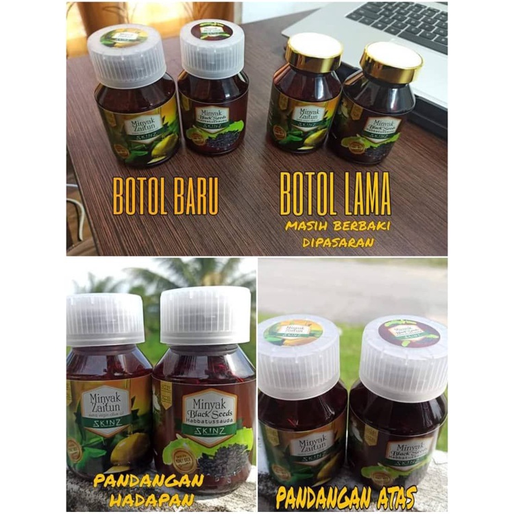 Dr Skinz Black Seed Habbatussauda Dan Olive Oil Minyak Zaitun Makanan Sunnah