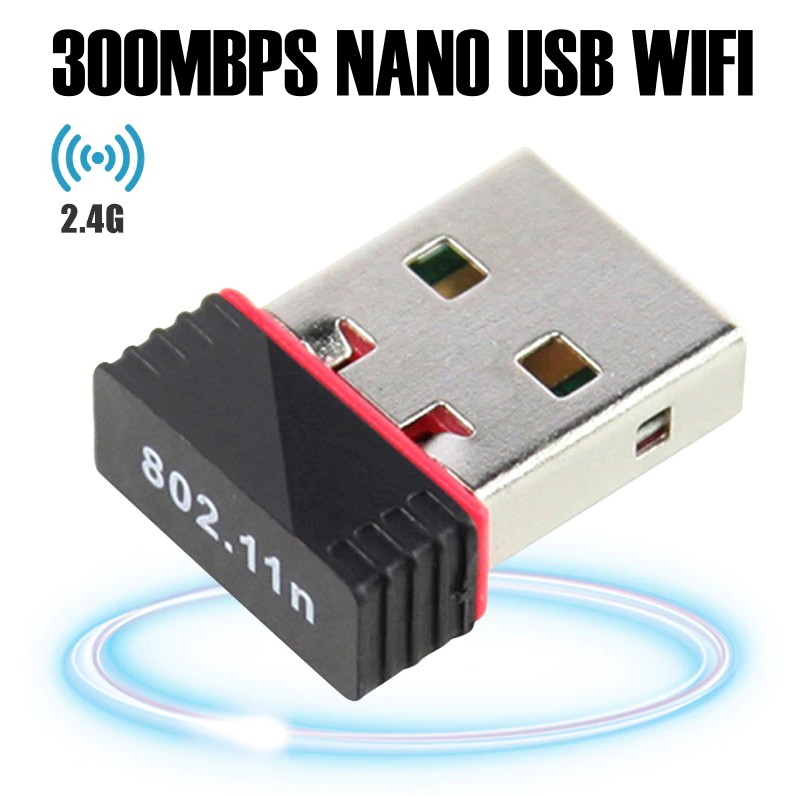 WF001 Wireless 300Mbps USB Adapter WiFi 802.11n 300M Network Lan Card ...