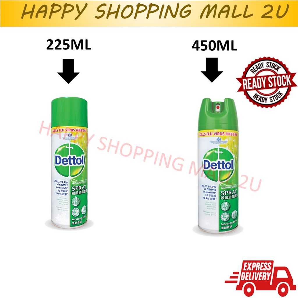 Dettol Antibacterial Germicidal Hygiene Liquid Disinfectant Spray Morning Dew ML Ml