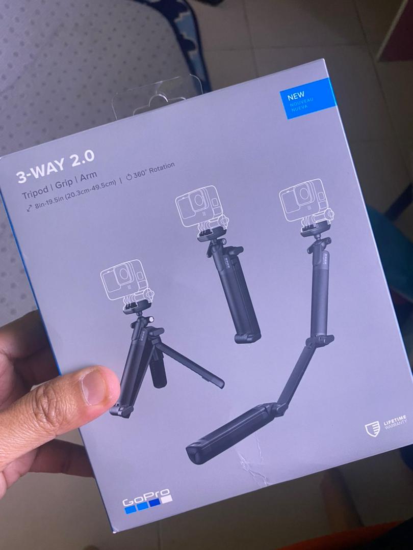 Gopro 3 Way 2 0 Grip Arm Tripod Shopee Malaysia