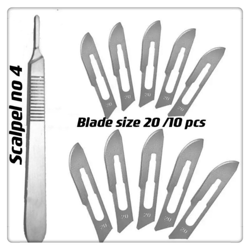 Stainless Steel Scalpel Handle Surgical Blade Veterinary Practice ...