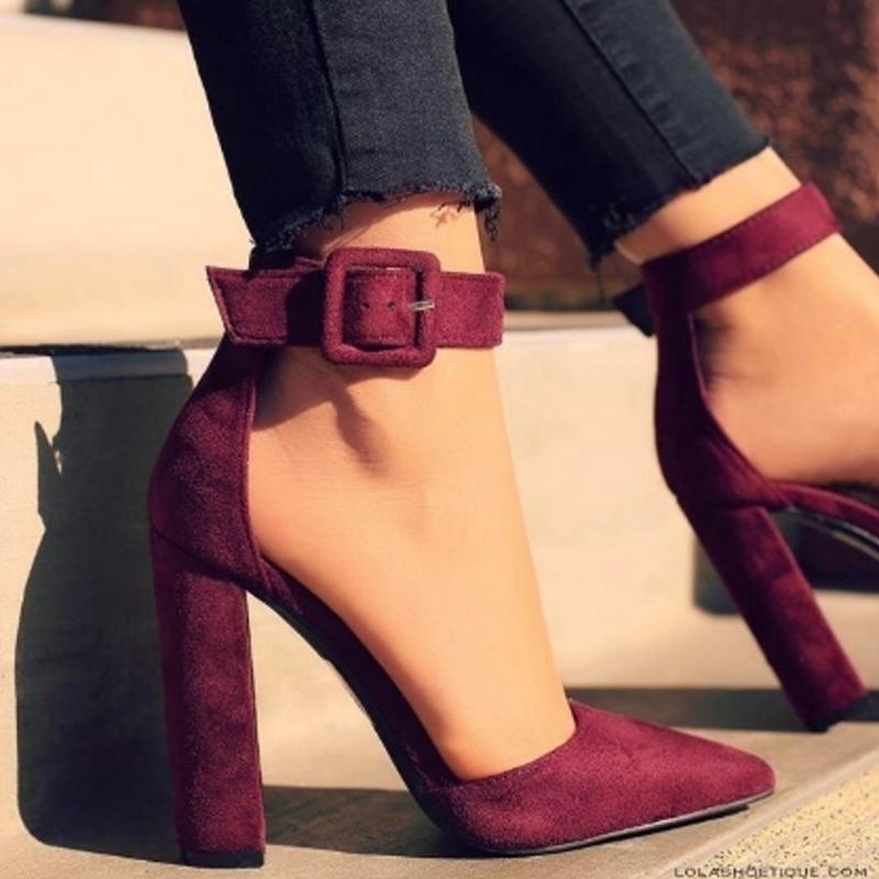 retro high heels