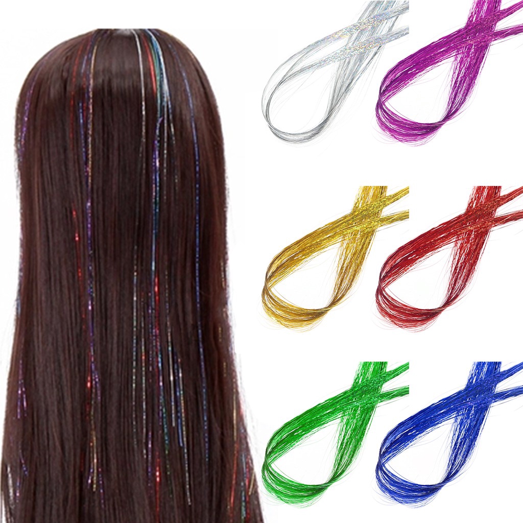 Tinsel Hair Synthetic Extensions Hair Accessories Shopee Malaysia