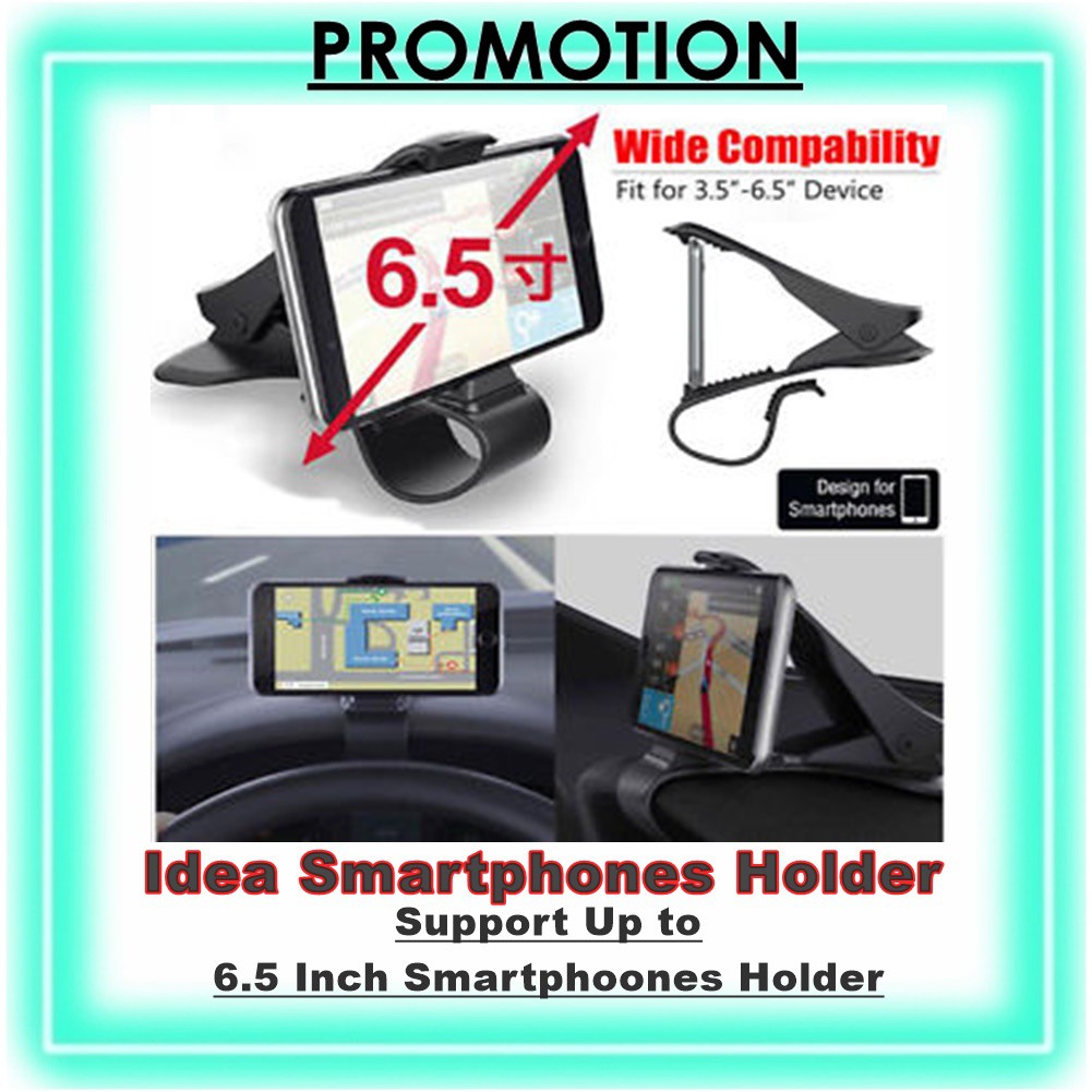Universal Front View Clip Car Holder Design Phone Mount Holder ( NEW