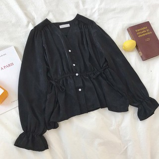 korean style women ladies chiffon shirt blouse baju baju korean style women ladies chiffon shirt blouse baju baju