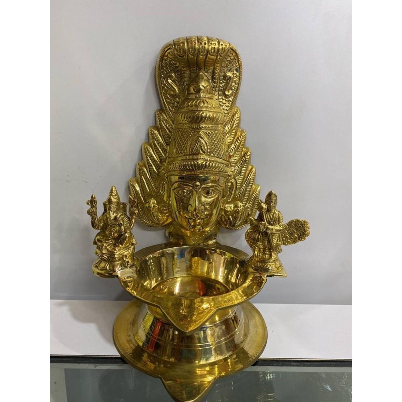 Amman Face For Vilakku Brass main image 1