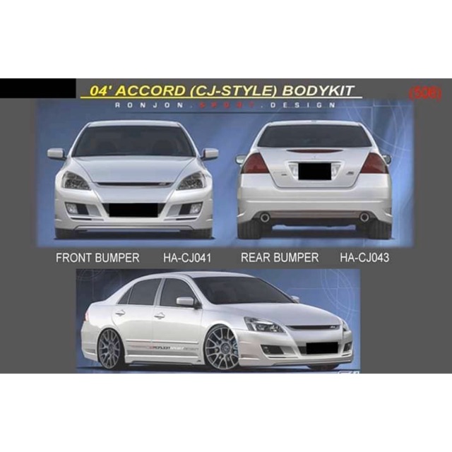 honda accord 2005 coupe body kit