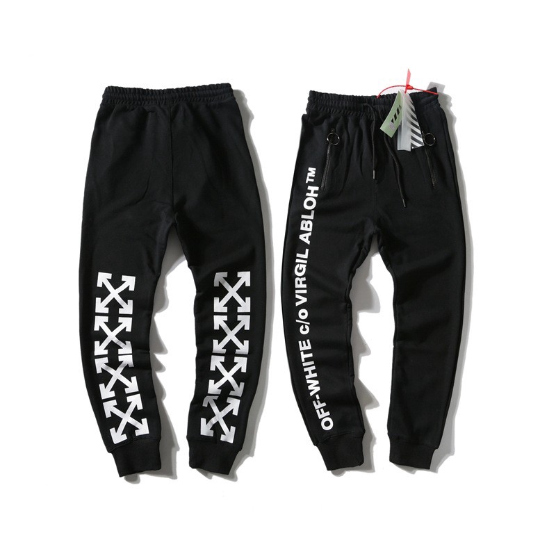 off white long pants