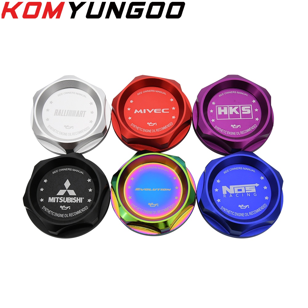 Premium Reliable Aluminium Car Engine Oil Cap Tank MITSUBISHI Filler Caps Auto Racing Modified Covers RALLIART MIVEC ... - Image 4