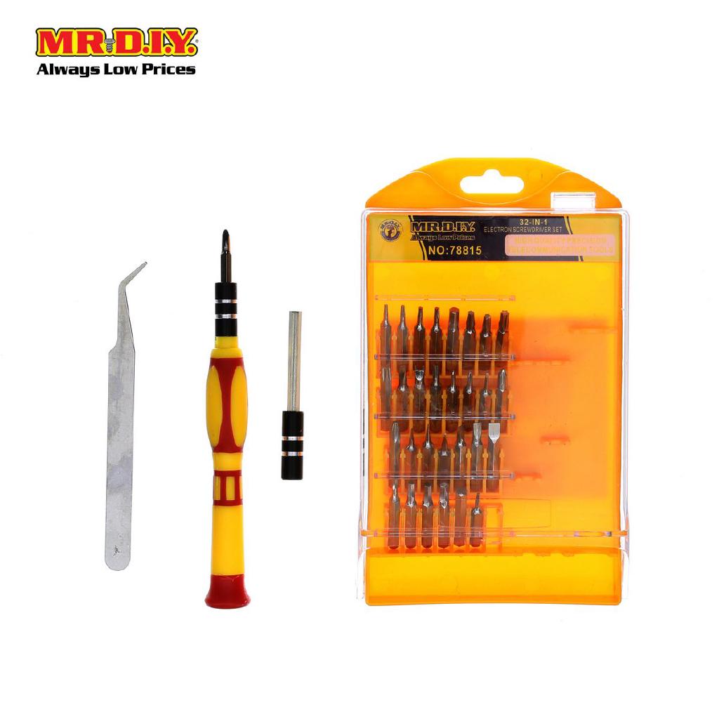 MR.DIY 32 In 1 Electron Screwdriver Tool Set Shopee Malaysia