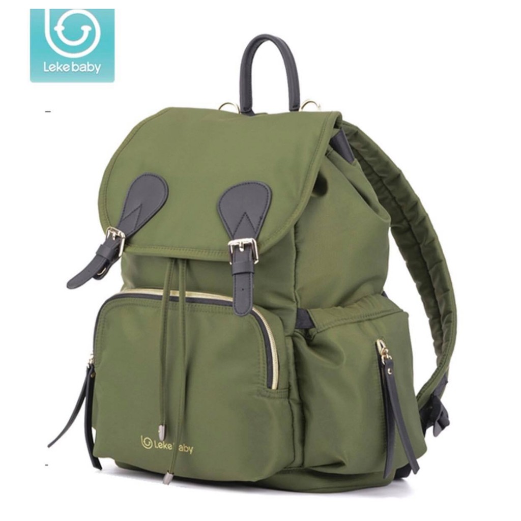 army green diaper bag