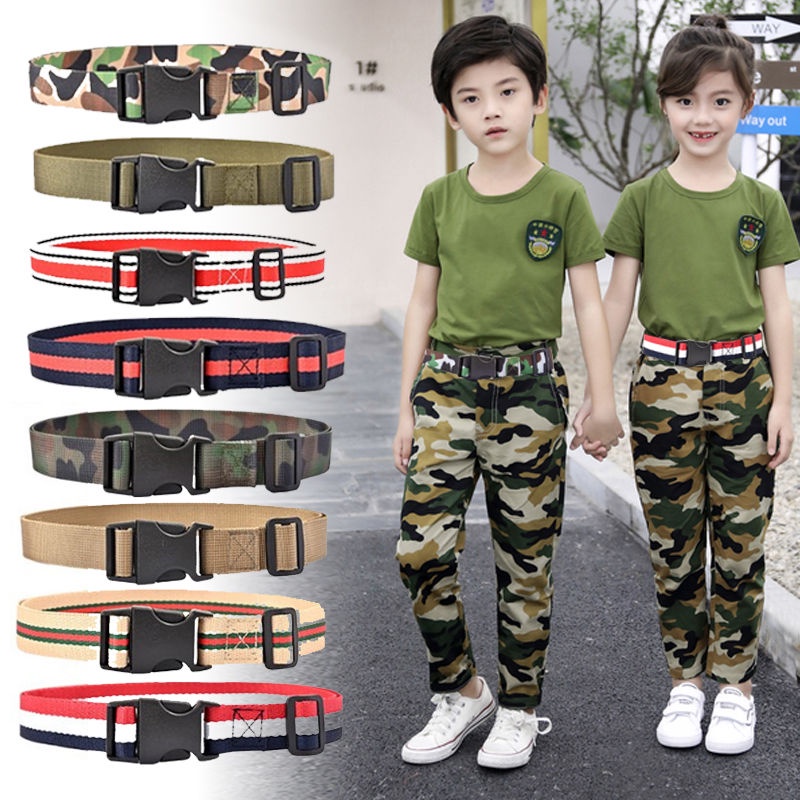 Kanak-kanak Tali Pinggang Lelaki Dan Perempuan Latihan Pasukan Untuk Pelajar Sekolah Rendah Pengembangan Kem Musim Panas BuckleChildren S Belts Boys And Girls Troop Training For Primary School Students Summer Camp Expansion Buckle