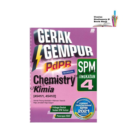 Gerak Gempur PdPR SPM Kimia (Bilingual) Tingkatan 4  Shopee Malaysia
