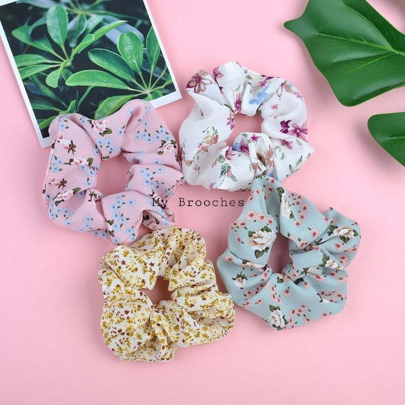 English Style Scrunchies Getah Rambut Shopee Malaysia