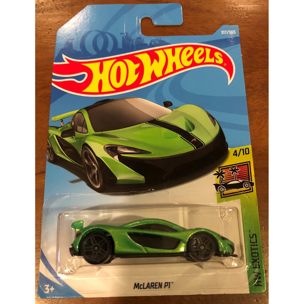 hot wheels mclaren p1 green