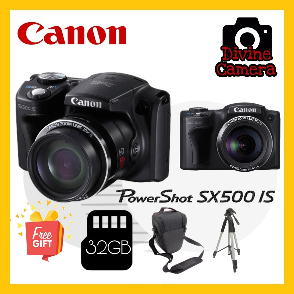 Canon PowerShot SX500 IS Digital Camera Shopee Malaysia