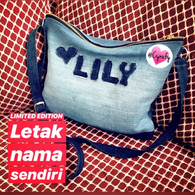 Sling Bag Letak Nama Sendiri