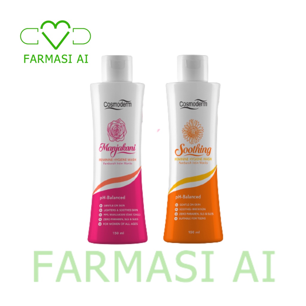 Cosmoderm Feminine Hygiene Wash 180ml Shopee Malaysia