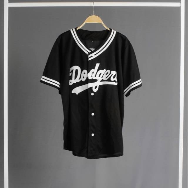 black dodgers baseball jersey