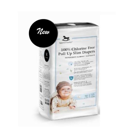 Applecrumby Chlorine Free Pull Up Slim Diapers (M15) Shopee Malaysia