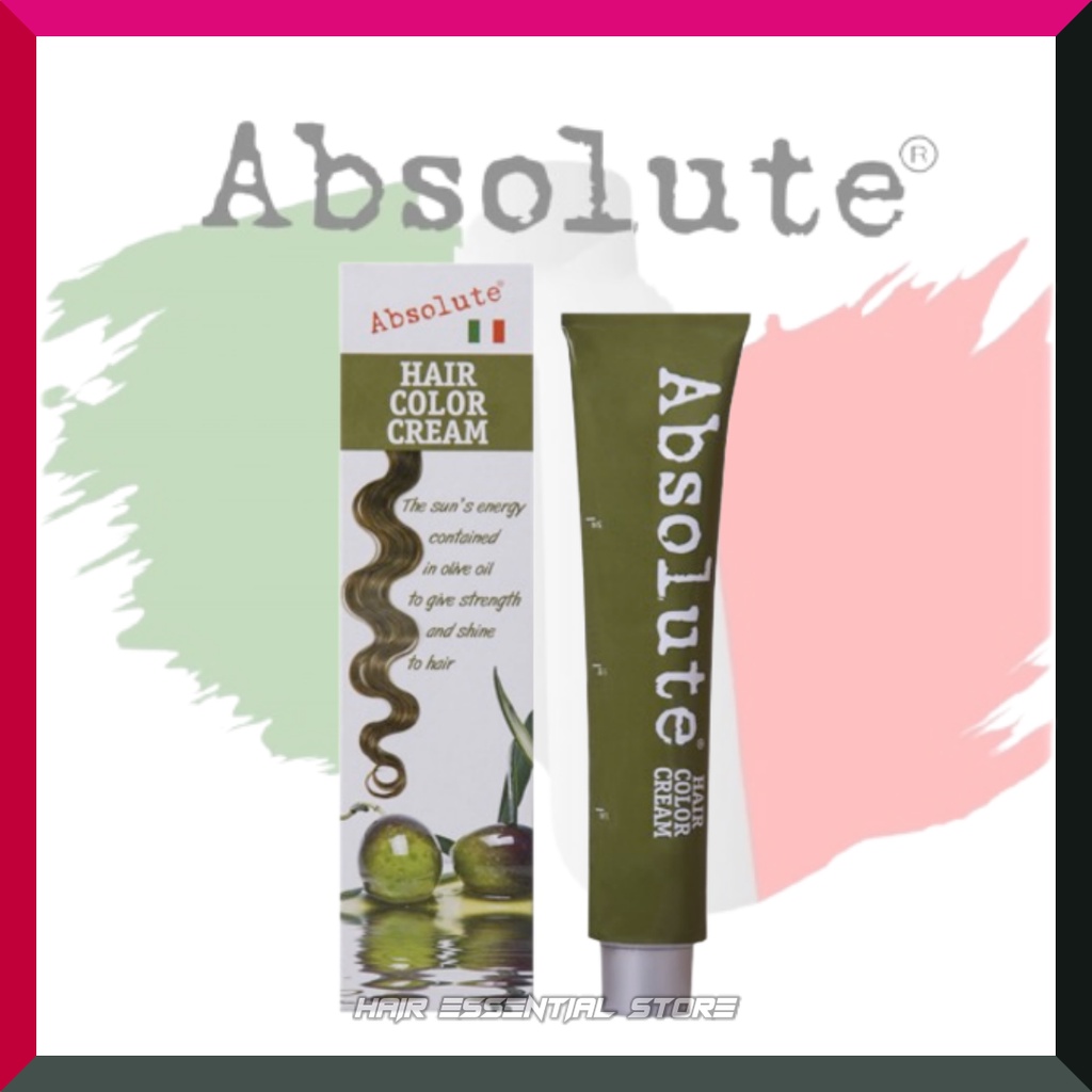 Absolute Hair Color Cream 100ml Shopee Malaysia