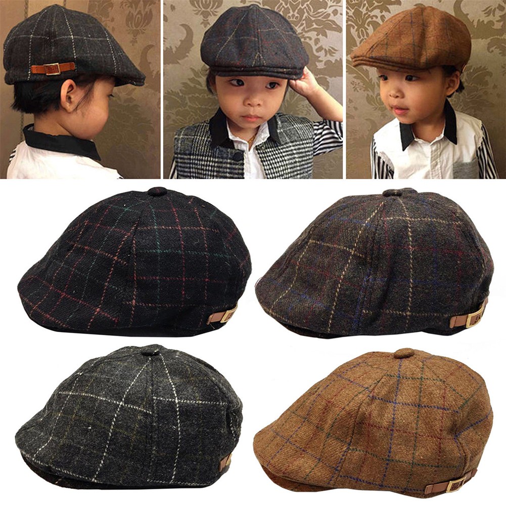 baby flat cap tweed