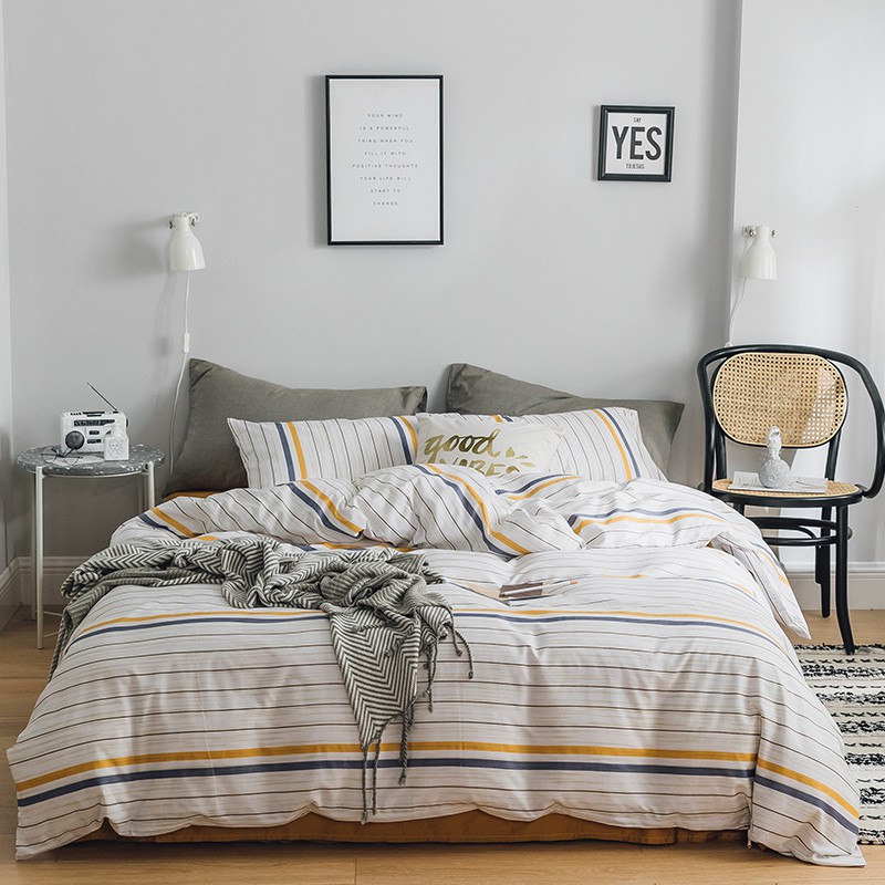 New Arrival 100 Cotton Duvet Cover Set Simple Men S Bedding Boy S