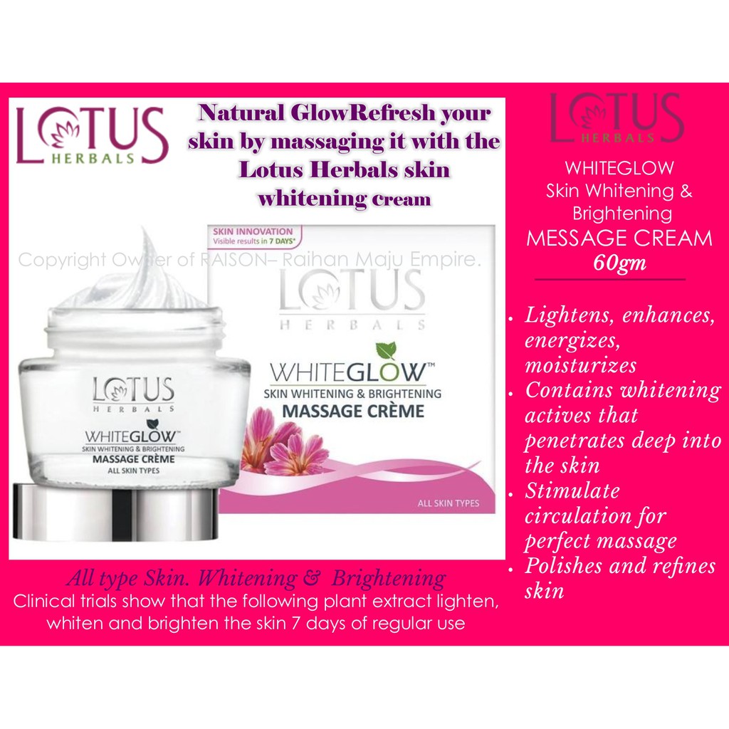 lotus herbal cream