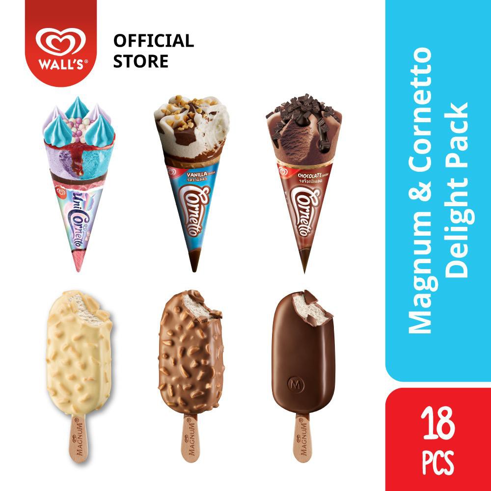 No 9 9 Free Gift Fully Redeemed Magnum Cornetto Ice Cream Delight Pack 18 Pcs No Free Gift Shopee Malaysia