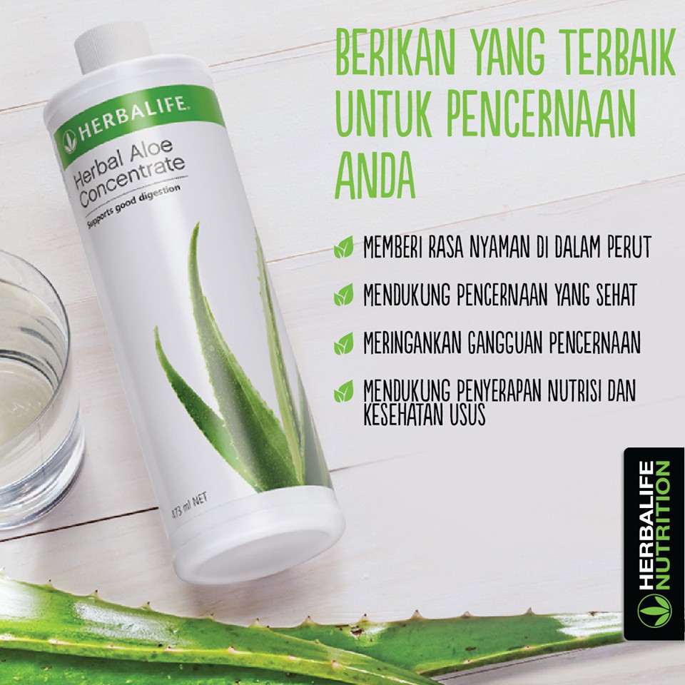 Herbalife Aloe Concentrate Mix 473ml Ready Stock Malaysia