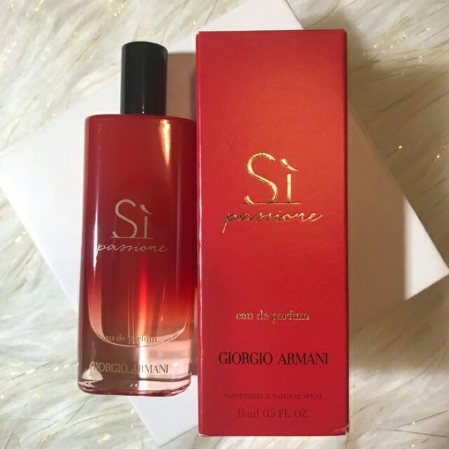 giorgio armani si passione travel spray