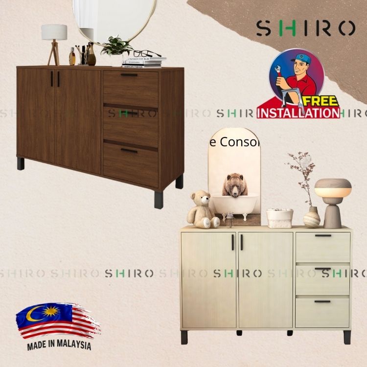 SHIRO Sideboard Cabinet Living Room Hallway Table Kitchen Cabinet ...