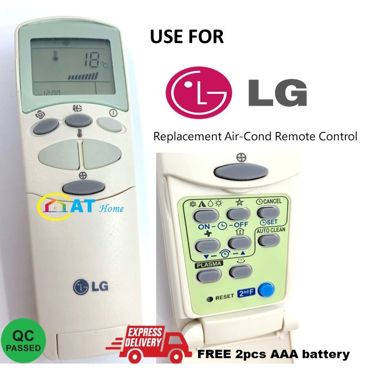 LG Aircond Remote Control 6711A20096C 6711A90022D 6711A20077U 6711A20067E Shopee Malaysia