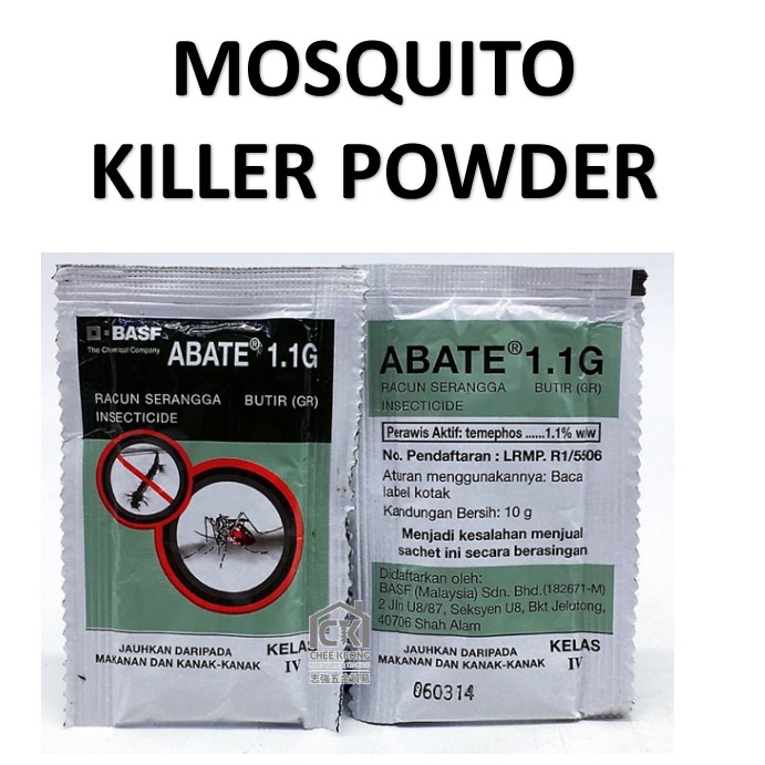 Mosquito Killer Powder Serbuk Nyamuk Aedes 10g 1 Packet Ubat Jentik Jentik Shopee Malaysia 4375