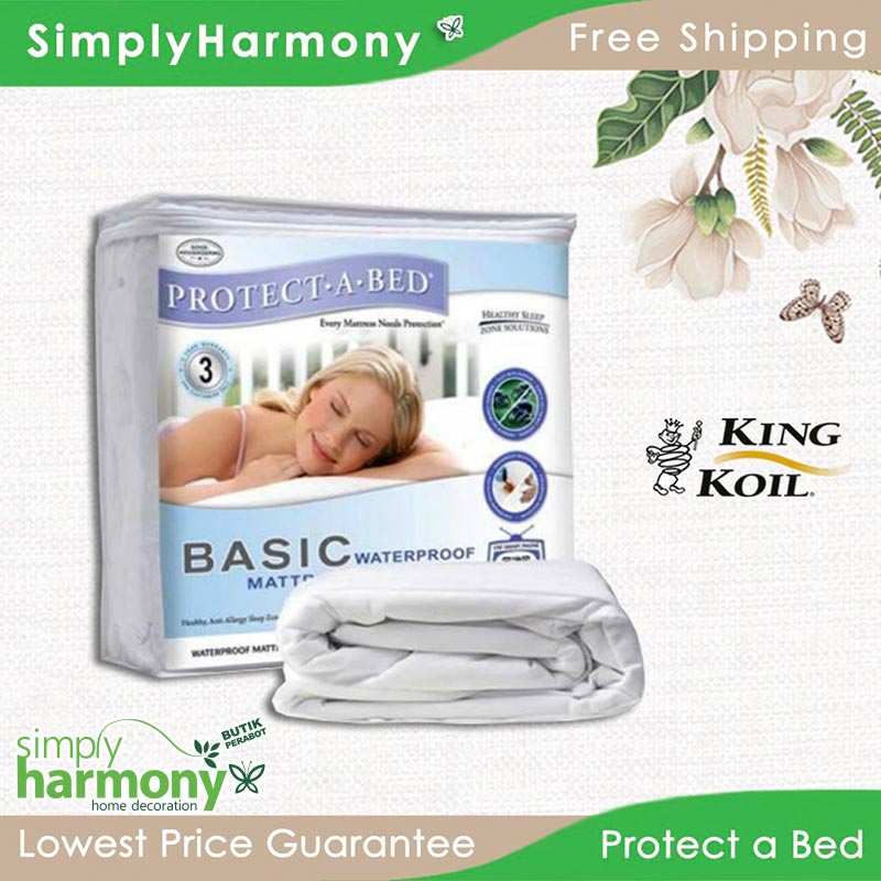 SHSB King Koil Protect A Bed Basic / Waterproof Mattress Protector