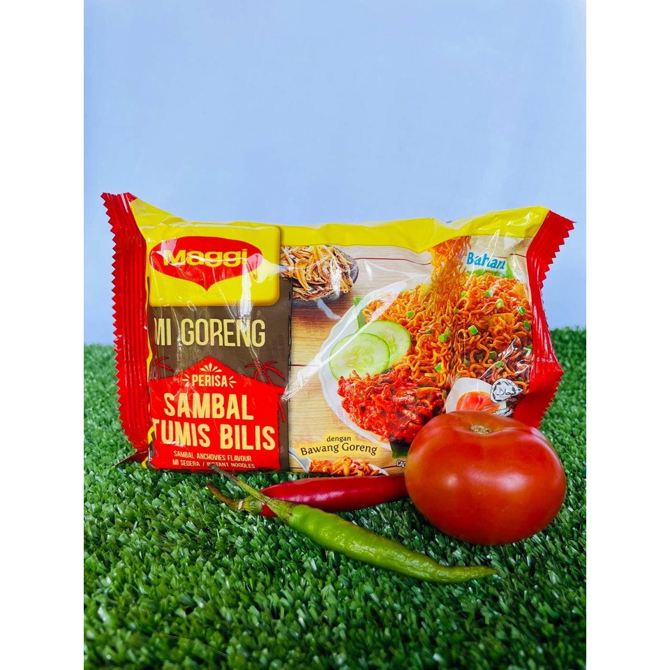 Ready Stock Maggi 2 Minute Instant Fried Noodles Sambal Anchovies