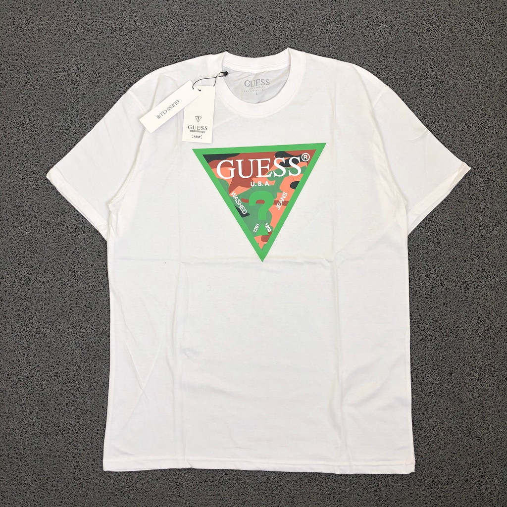 guess camo t shirt