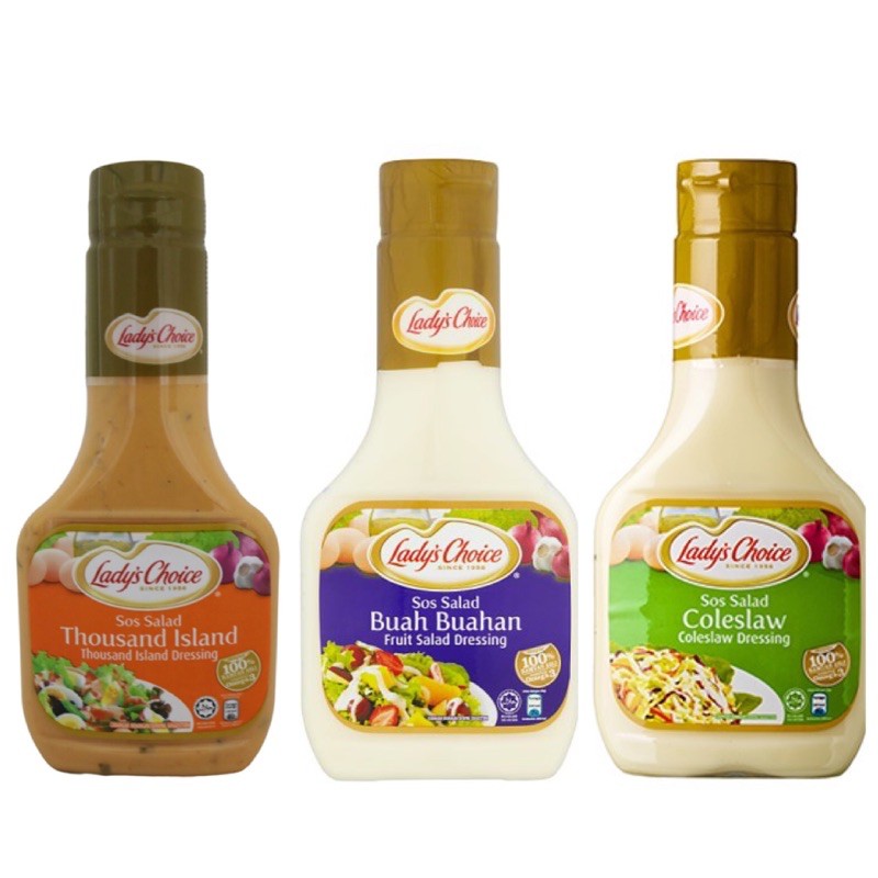 Lady S Choice Thousand Island Dressing Fruit Salad Coleslaw Dressing 250ml Shopee Malaysia