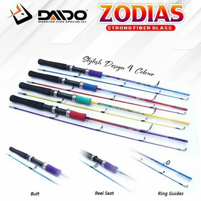 Xchy001 Daido Zodiac Fishing Rod New! 150 Zodiac 9kg mrh Shopee