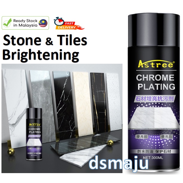 Astree Chrome Plating Stone Tiles Granite Marble Solid Surface Mosaic Stone Care Wax Tile Polishing Pengilat Lantai Batu