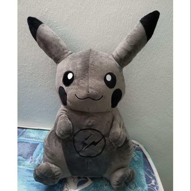 black pikachu plush